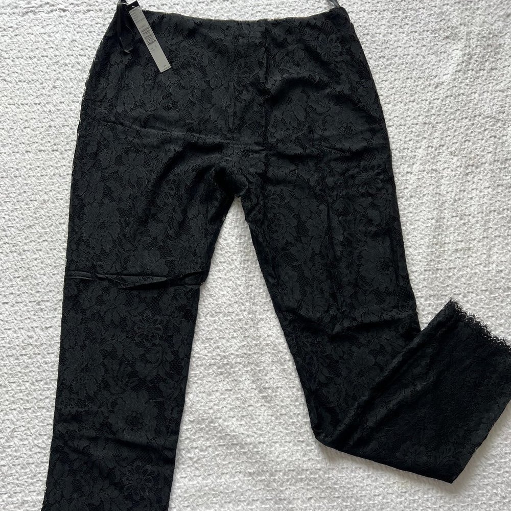 Lace 'Hailey Pant" - Black Size 10